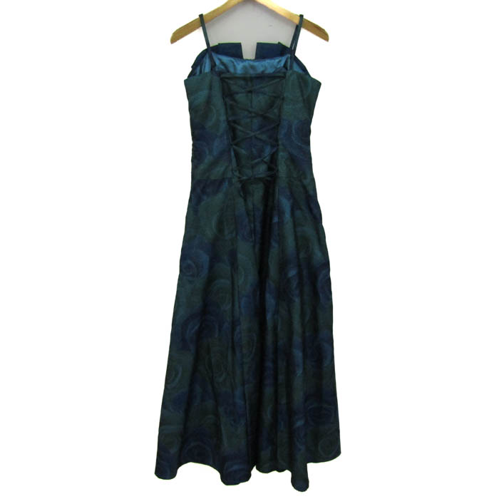 ジュネビビアン Genet Vivien ロングドレス （ブルーグリーン） ジュネ