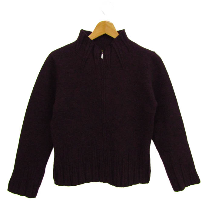 【新品】定価15万 ランバン  2014 イタリア製 ニット トップス ランバン ニット トップス 長袖 ハイネック ジャケット レディース 38