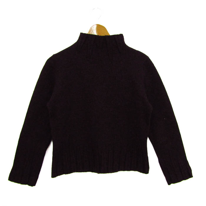 【新品】定価15万 ランバン  2014 イタリア製 ニット トップス ランバン ニット トップス 長袖 ハイネック ジャケット レディース 38