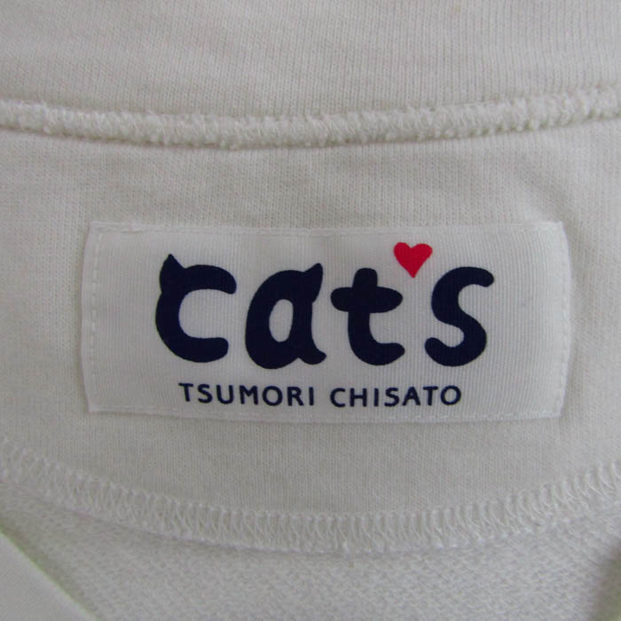 ツモリチサト 半袖Tシャツ トップス ネコ cat's コットンT レディース