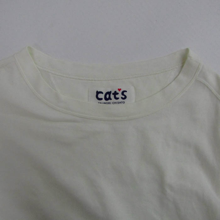 ツモリチサト 半袖Tシャツ トップス ネコ cat's コットンT レディース