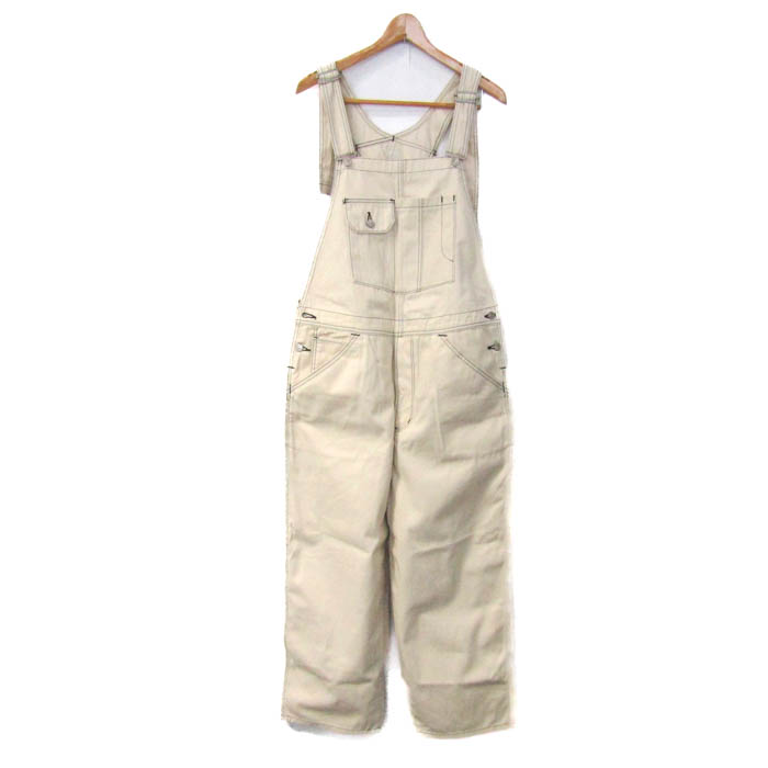 【新品・未使用】Mr.Fatman ベージュ　オーバーオール　サロペット 新品・未使用】Mr.Fatman ベージュ オーバーオール サロペット 新品