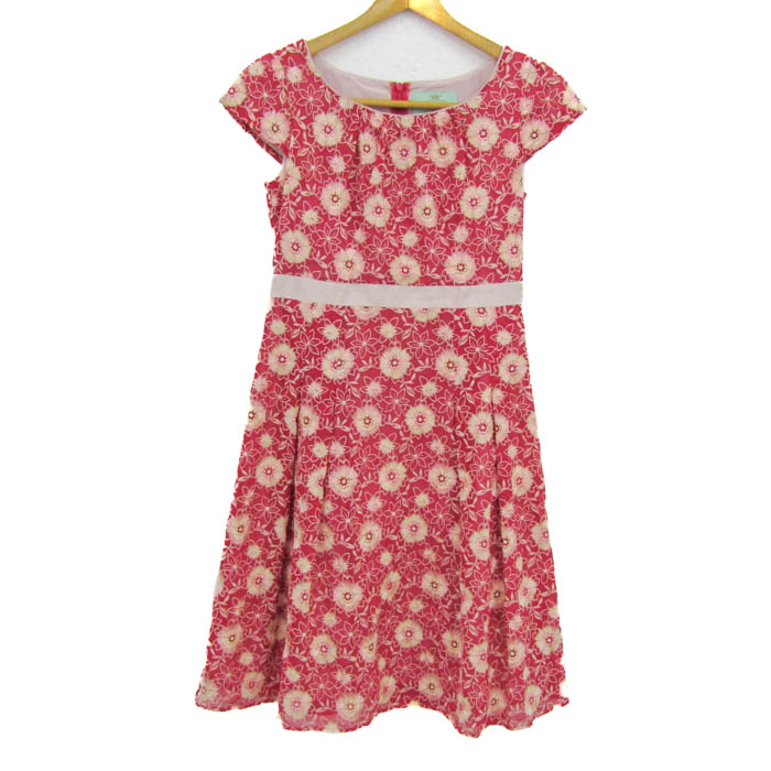 トッカ ワンピース トップス フレンチスリーブ 花柄 日本製 20周年記念  