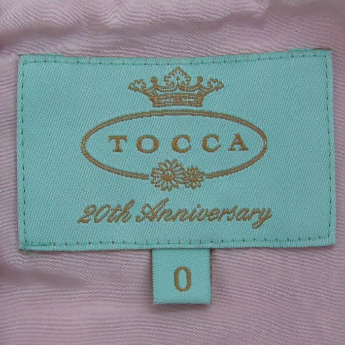 トッカ ワンピース トップス フレンチスリーブ 花柄 日本製 20周年記念
