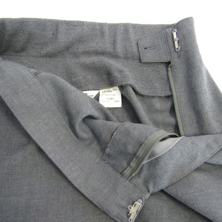 クリスチャンディオール ミニスカート ウール100% ブランド ボトムス