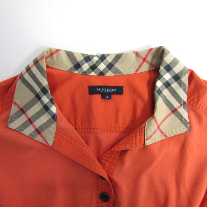 バーバリーロンドン 半袖ポロシャツ ノバチェック コットン100