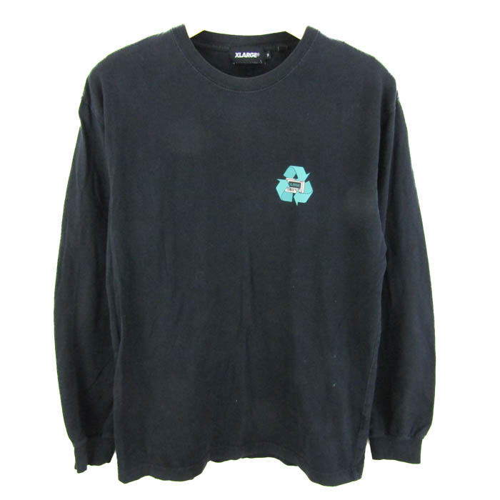 エクストララージ 長袖Tシャツ トップス バックプリント コットン 