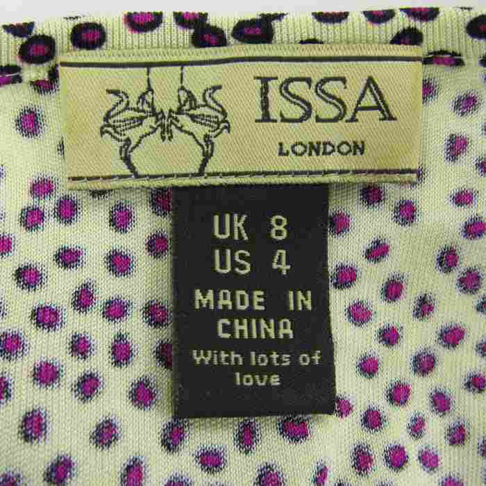 ISSA ワンピース  サイズ UK8 US4 日本サイズM