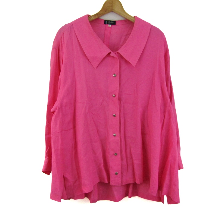 エトロ 長袖シャツ ペイズリー柄 大きいサイズ トップス レディース 48