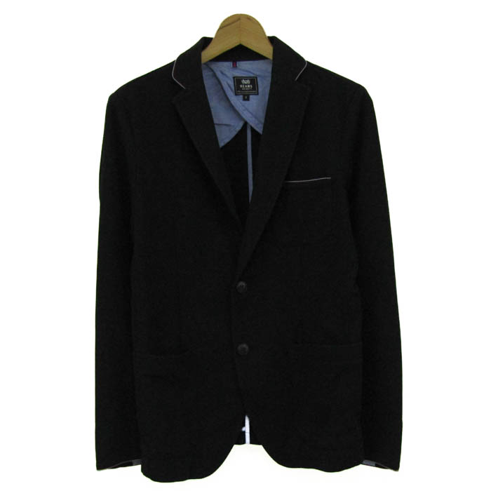 ジバンシィ 4Gロゴ ボタン チェック柄 ウール テーラードジャケット