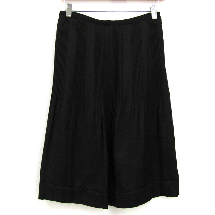 クリスチャンディオール ロングスカート ボトムス プリーツ ウール