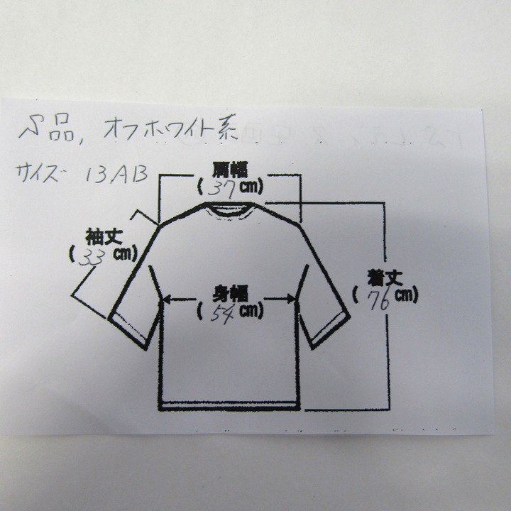 ヒロコビス 半袖シャツ トップス カットソー 未使用品 日本製 大きい