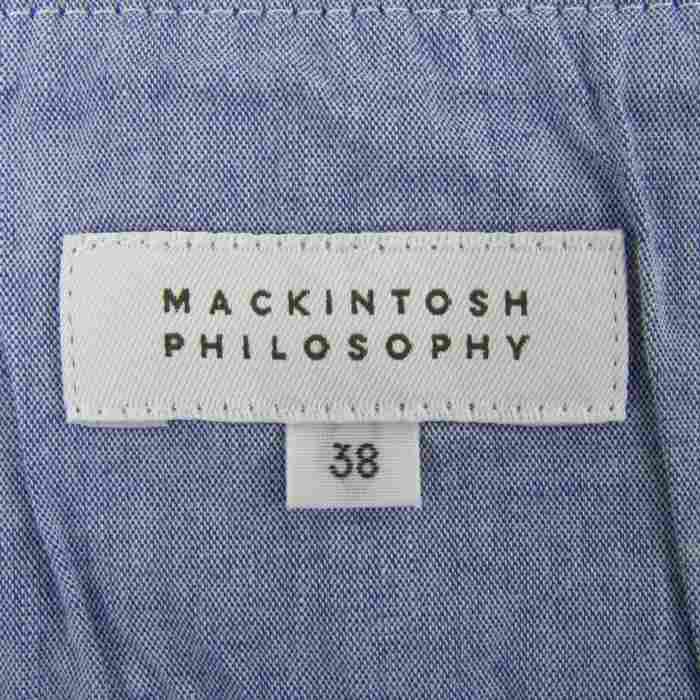 【美品】【38】MACKINTOSH PHILOSOPHY デニム ワンピース