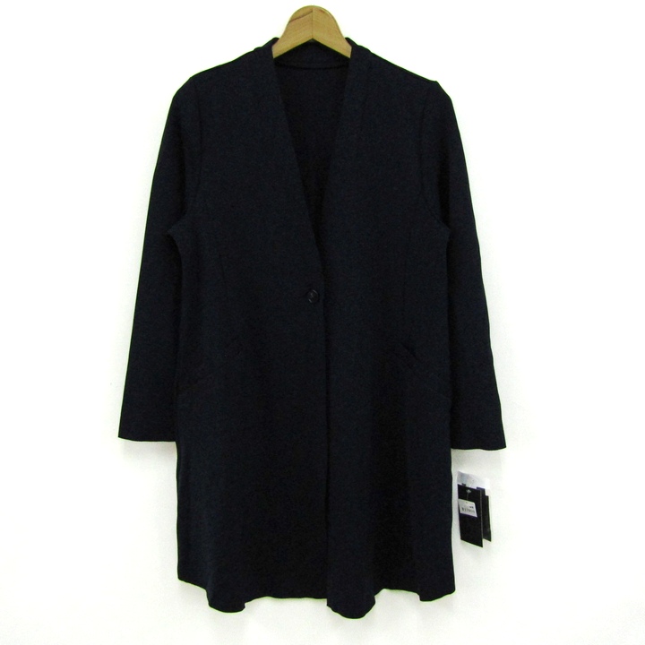 アニエスベー チェスターコート ロングコート アウター アンゴラ混