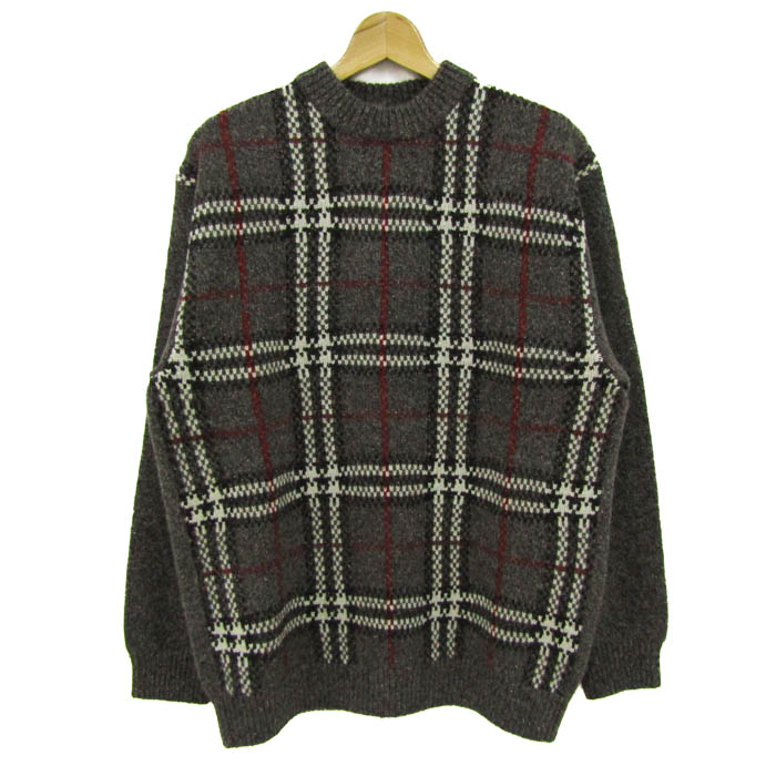 バーバリーロンドン セーター トップス 長袖 クルーネック ニット ノバ