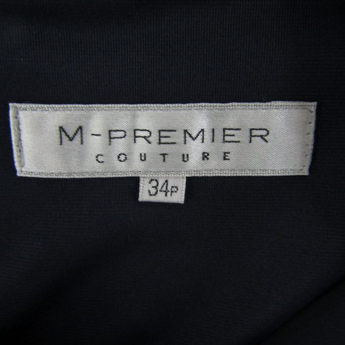 エムプルミエ M-Premier COUTURE ノースリーブワンピース 膝丈