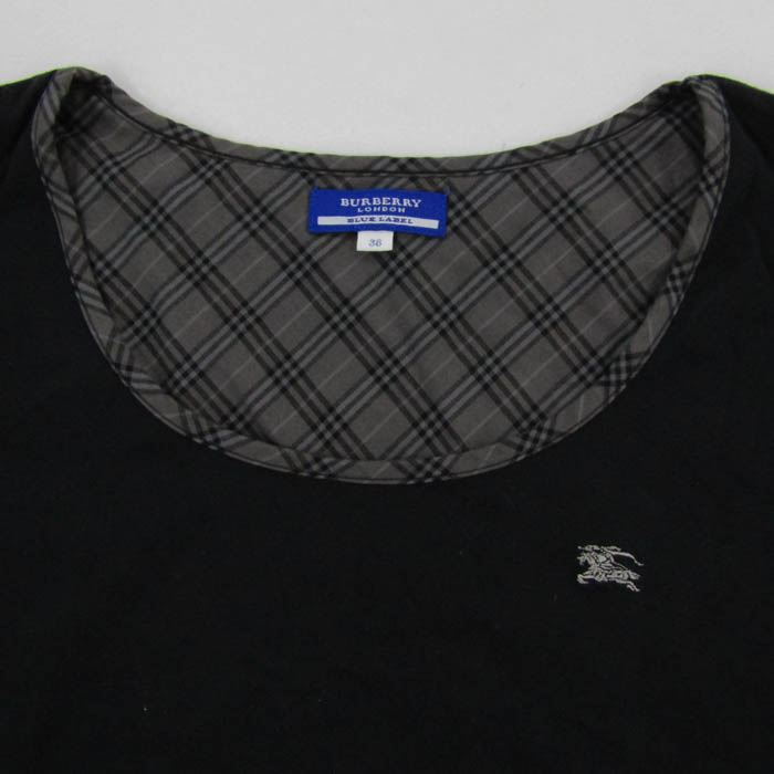 バーバリーブルーレーベル 半袖Tシャツ トップス ノバチェック