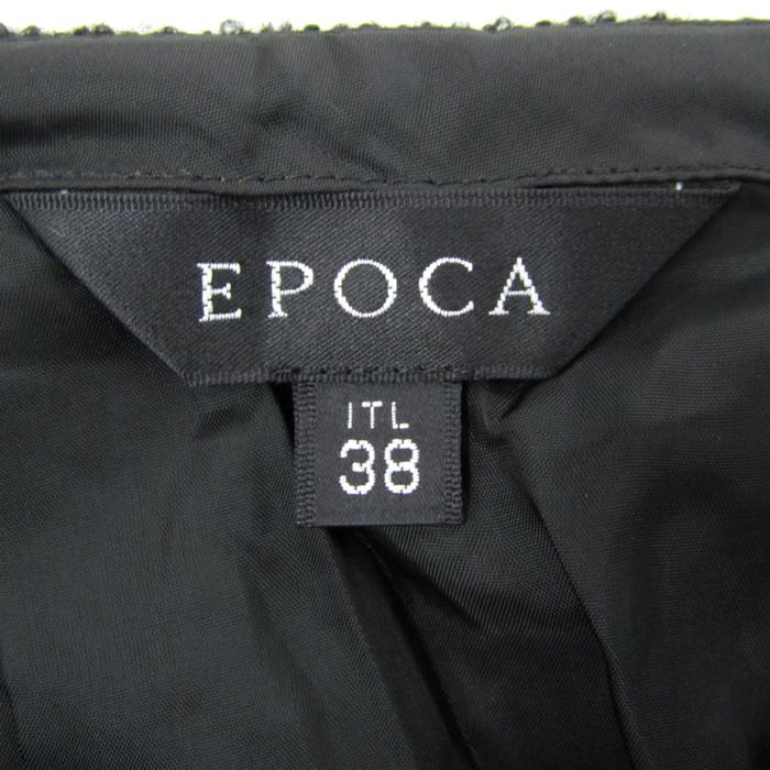 エポカ スカート ツイード ウール混 ひざ丈 日本製 ボトムス レディース 38サイズ ブラック EPOCA 【中古】｜EPOCA｜店舗買取｜スカート＞スカート｜USEDのアパレル通販サイト  - SMASELL（スマセル）