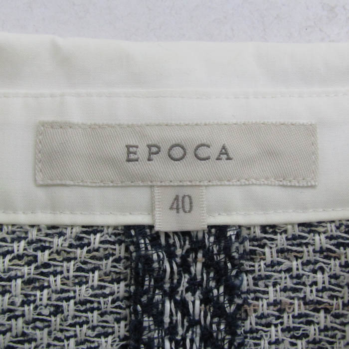 エポカ ブラウス シャツ トップス ノースリーブ コットン リネン
