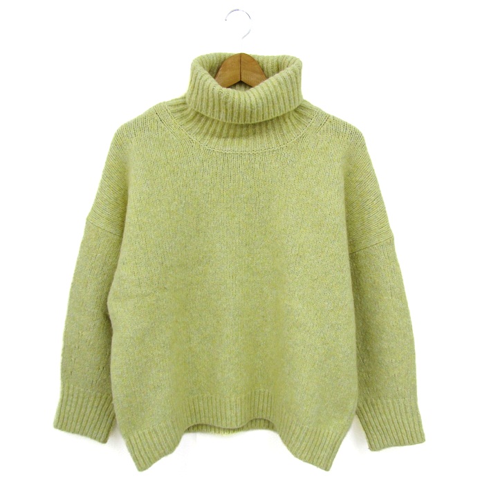 未使用品 23区 ニジュウサンク  長袖ニット 大きいサイズ:44 KRWWSW0559 ベージュ アルパカ レディース 　240001113161 ニジュウサンク セーター トップス 長袖 タートルネック アルパカ混
