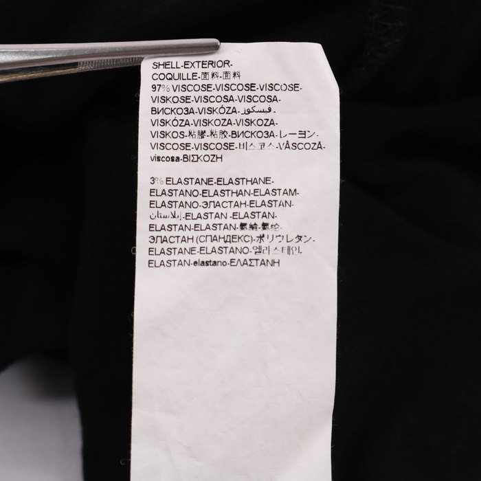 デシグアル ワンピース 半袖 ストレッチ トップス 黒 レディース 36 