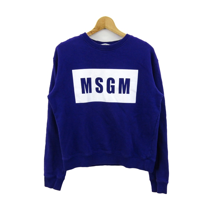 MSGM スウェット トレーナー MSGM エムエスジイエム ミラノロゴ 