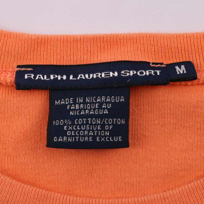 ラルフローレン Tシャツ 半袖 コットン100% ポニーロゴ トップス メンズ Mサイズ オレンジ RALPH LAUREN 【中古】｜RALPH  LAUREN｜店舗買取｜トップス＞Tシャツ/カットソー｜USEDのアパレル通販サイト - SMASELL（スマセル）