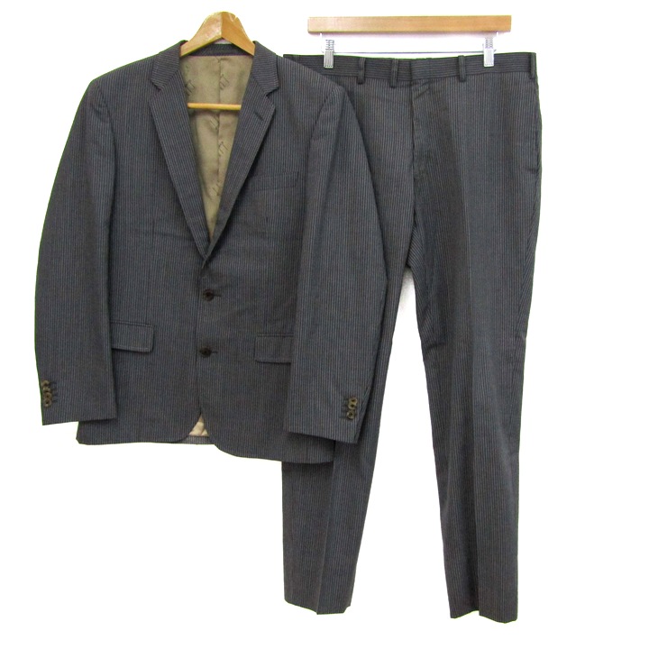 【美品】最高級ストライプスーツ　dunhill BELGRAVIA イタリア製 サイモン・ホロウェイ氏のファーストコレクション：ダンヒルのモダン