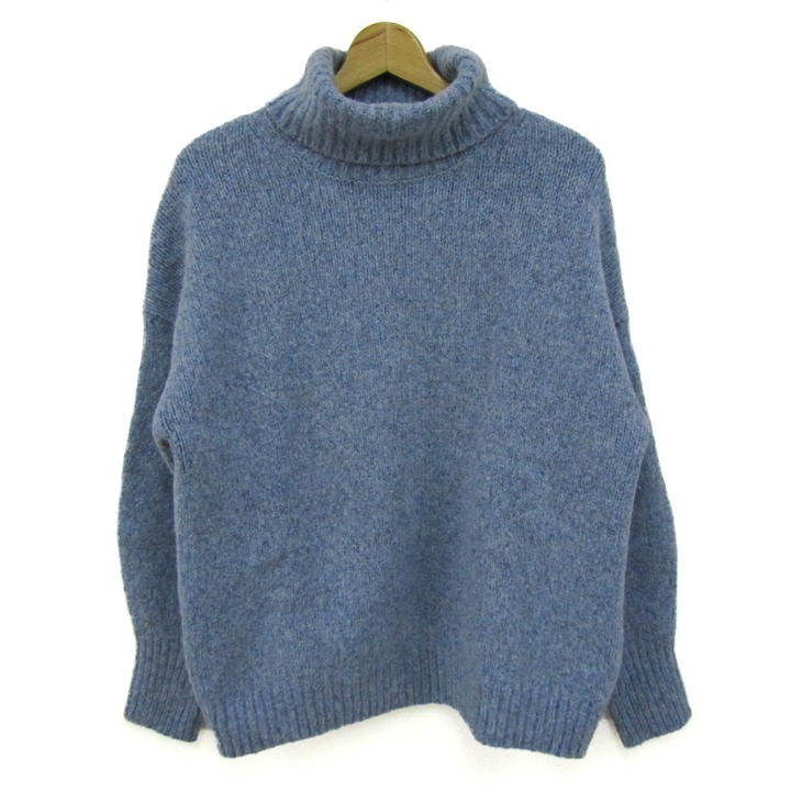 未使用品 23区 ニジュウサンク  長袖ニット 大きいサイズ:44 KRWWSW0559 ベージュ アルパカ レディース 　240001113161 ニジュウサンク セーター トップス 長袖 タートルネック ニット
