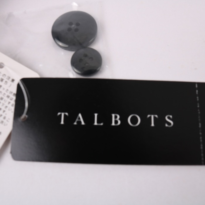 タルボット テーラードジャケット 未使用 ストレッチ アウター 黒 レディース 12サイズ ブラック TALBOTS 【中古】