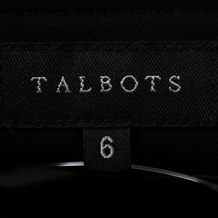 タルボット スカート タイト 未使用 ストレッチ アウター 黒 レディース 6サイズ ブラック TALBOTS 【中古】