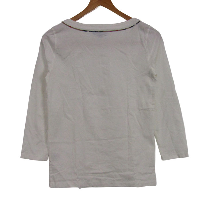 バーバリー 長袖Tシャツ 7分袖 ノバチェック コットン ブランド 