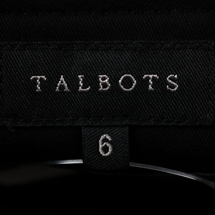 タルボット スカート タイト 未使用 ストレッチ アウター 黒 レディース 6サイズ ブラック TALBOTS