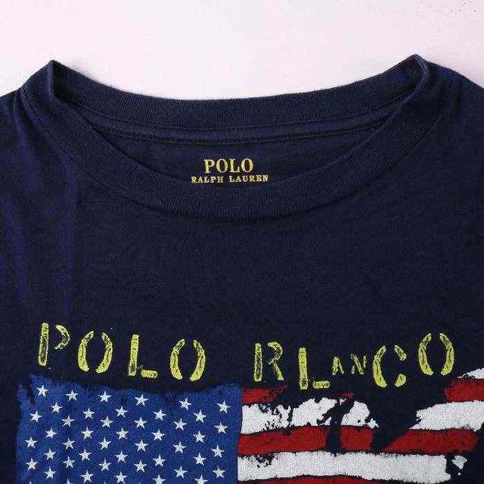 ポロ・ラルフローレン Tシャツ 半袖 アメリカ国旗 コットン100