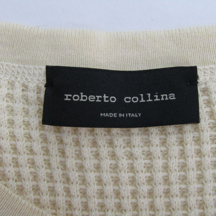 ロベルトコリーナ 長袖Tシャツ コットン100% ブランド トップス 