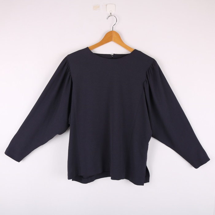 詩仙堂ちりめん長袖Tシャツカットソー