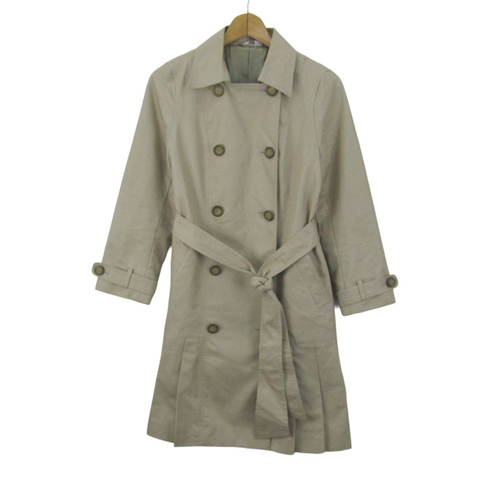 LAURA ASHLEY ベージュ トレンチコート サイズ13 rs47760-001.jpg