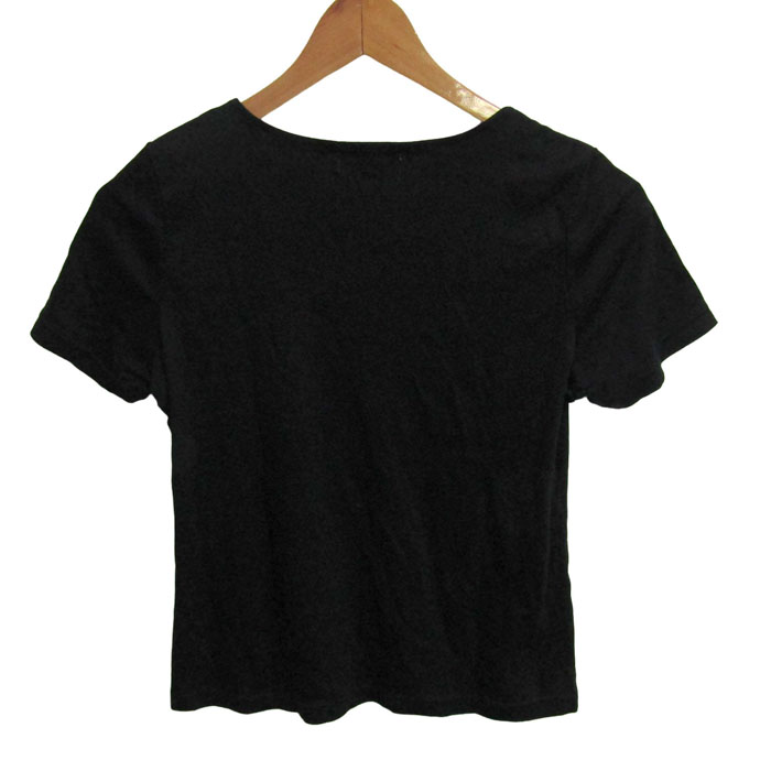 クレージュ 半袖Tシャツ トップス ロゴT ショート丈 レディース 38 