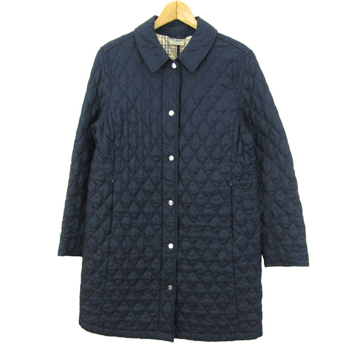 レディース GERARD DAREL ネイビーロングコート ボタン付き