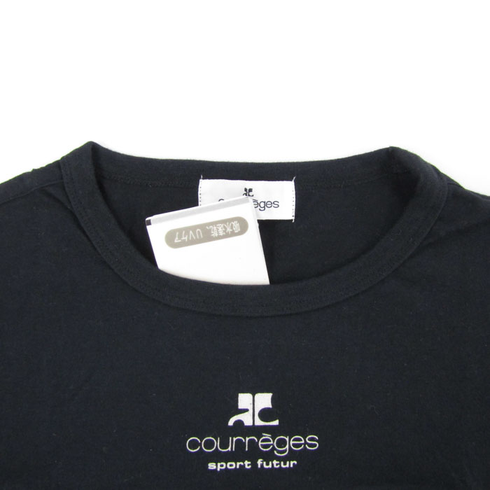 クレージュ 半袖Tシャツ トップス ストレッチ ロゴ レディース 38