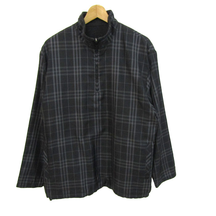 ✿BURBERRY BLACK ブルゾン パーカージャケットノバチェック美品✿ バーバリー ブルゾン ジャケット アウター ノバチェック リバーシブル