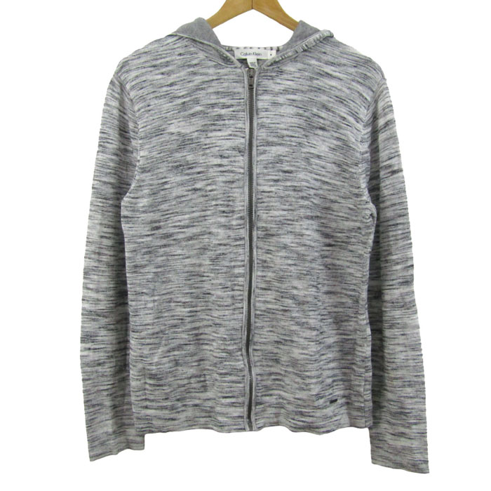 カルバンクライン パーカー トップス メランジニット レディース M 