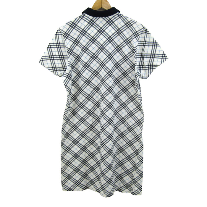 BURBERRY GOLF ワンピース 半袖 ノバチェック ポロ ブラック