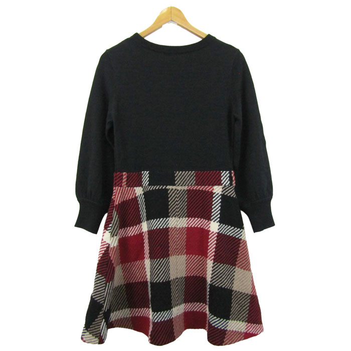 ブルーレーベル クレストブリッジ ドッキングワンピース 長袖 