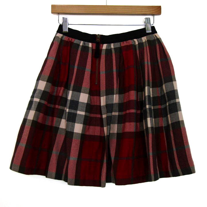 BURBERRY BLUE LABEL チェック柄フレアスカート 36 BURBERRY