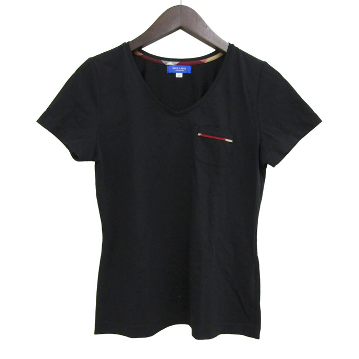 ブルーレーベルクレストブリッジ　半袖カットソー　38　新品未使用 ブルーレーベル・クレストブリッジ 半袖Tシャツ トップス Vネック