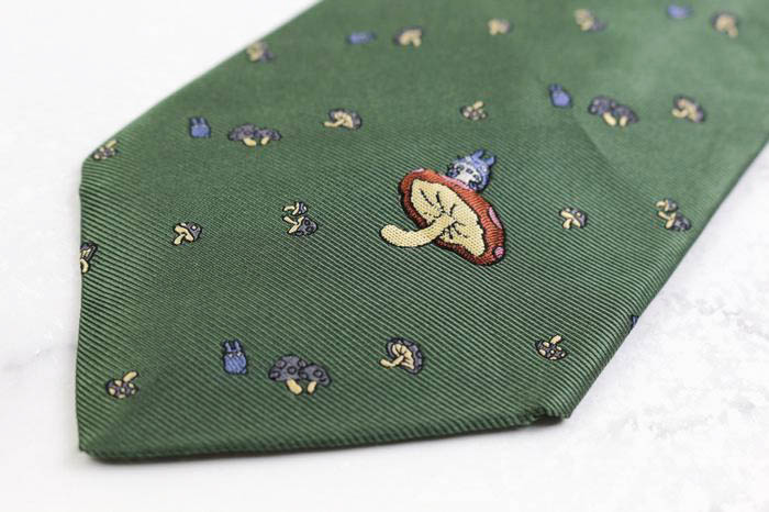 となりのトトロ ブランド ネクタイ キャラクター柄 シルク 日本