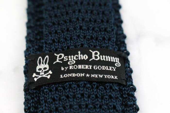 サイコバニー ブランド ネクタイ ニットタイ ロゴ 無地 シルク イタリア製 PO メンズ ネイビー Psycho Bunny 【中古】｜Psycho  Bunny｜店舗買取｜フォーマルスーツ/小物＞ネクタイ｜USEDのアパレル通販サイト - SMASELL（スマセル）