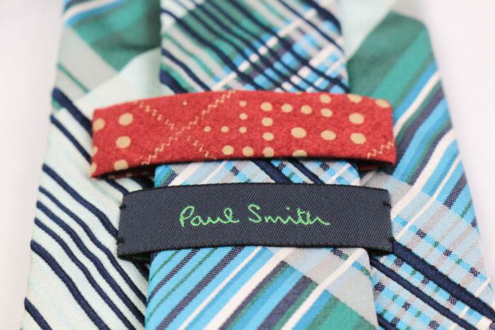 Paul Smithシルク100% ペイズリー柄 ネクタイ ペイズリーアート タイ
