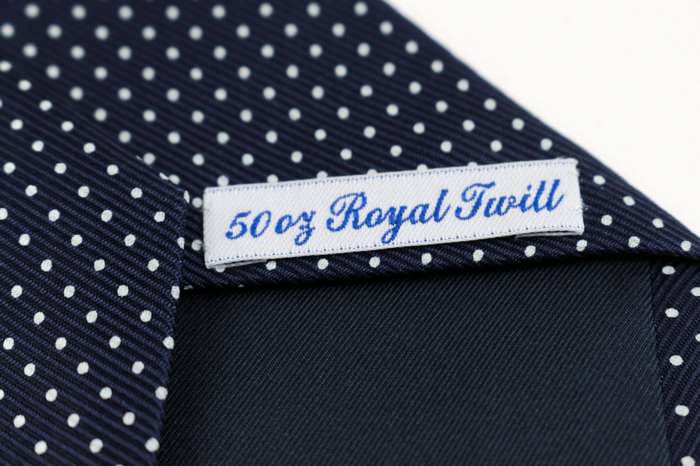 50oz Royal Twill❗️Michael J. Drake ネクタイ DRAKES - Drake's